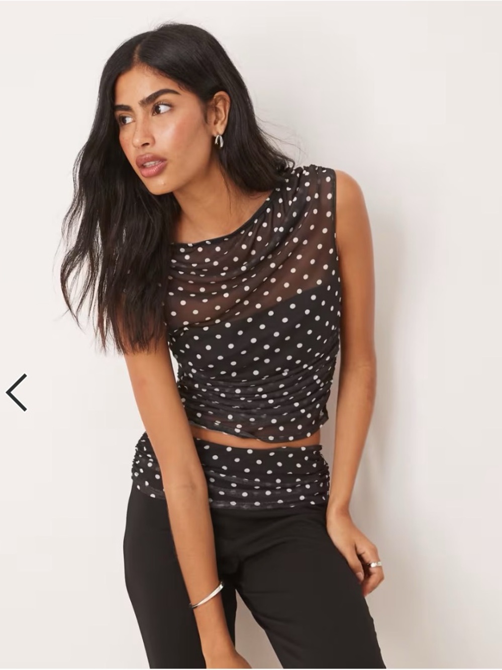 ASOS polka dot capri set
